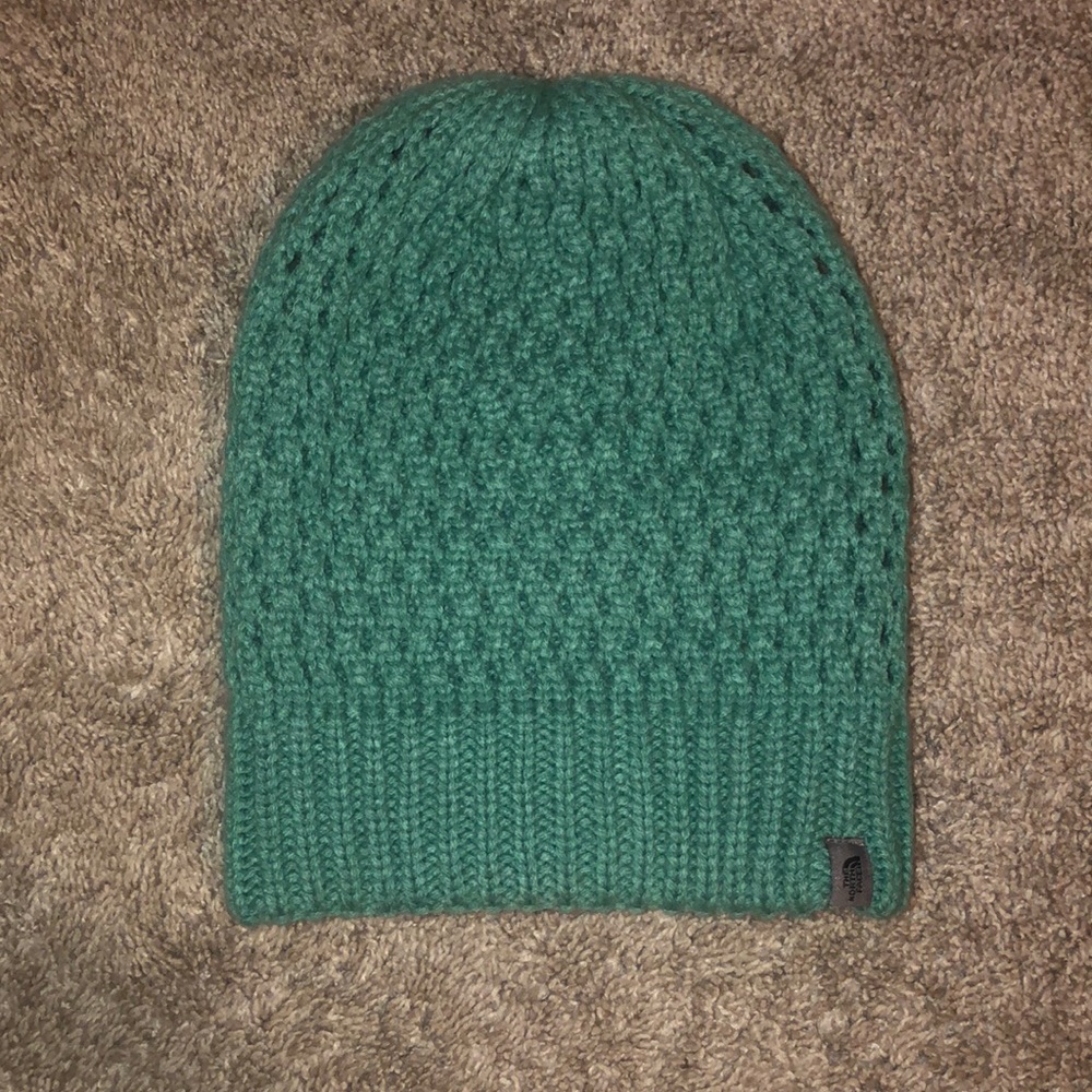 The north face beanie-green/blue
